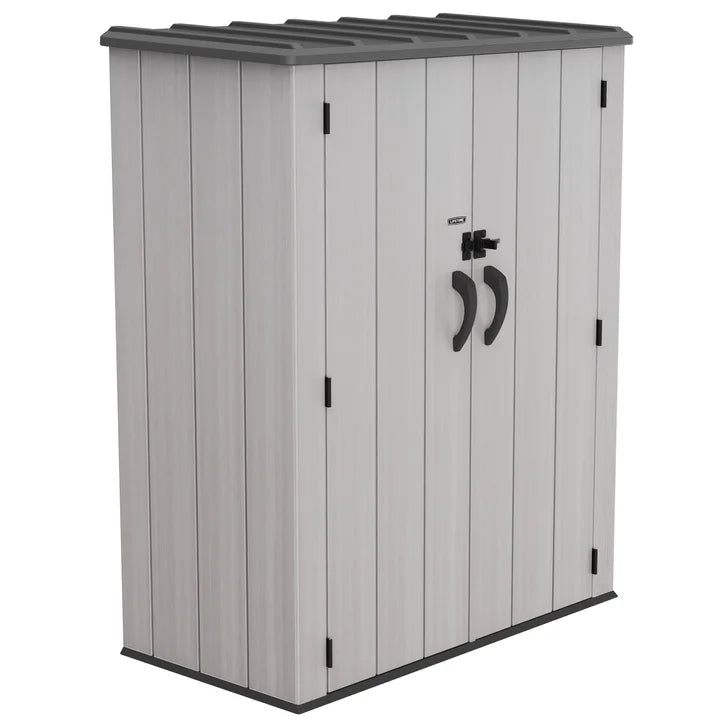 Vertical Storage Shed with Shelves Y2345