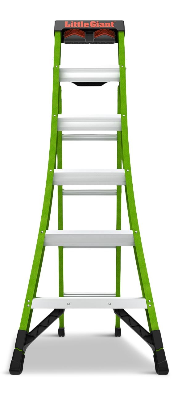 Ladders King Kombo 3-in-1 Grade 1AA Fiberglass Ladder, 6-ft to 10-ft, 375-lb, Model# 13906-305 C390