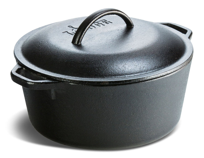 Seasoned Cast-Iron Dutch Oven, 5-qt Y9042
