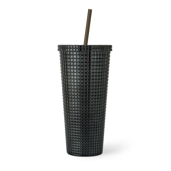 710-mL BPA-Free Iridescent Studded Textured Tumbler E9083