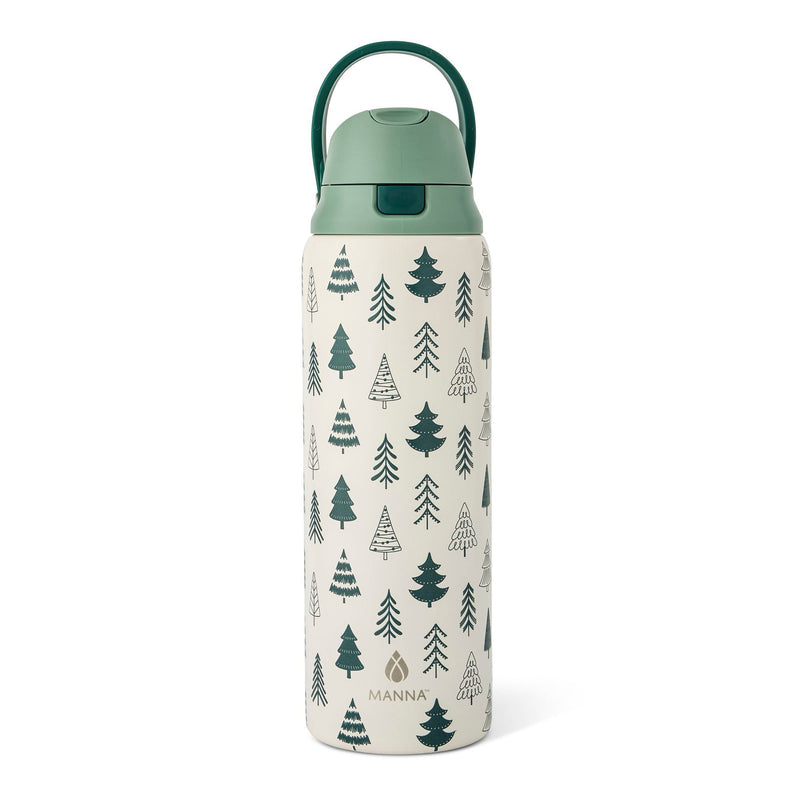 Hydra 946-mL Steel Bottle with Nordic Tree Design I5697