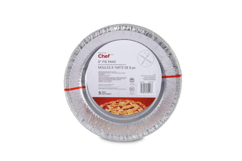 Disposable Deep Pie Pan, 9-in, 5-pk Q5235