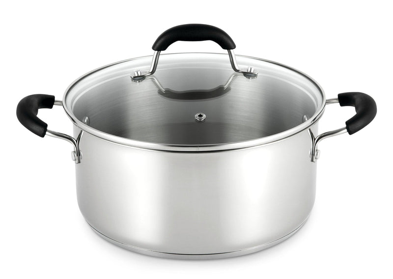 Dutch Oven, 18/10 Stainless Steel, Dishwasher Safe, 5-qt D6830