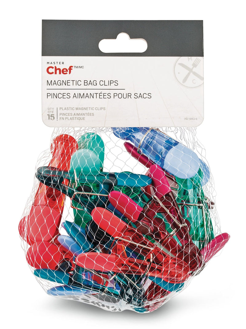 Magnetic Bag Clips, 15-pk A1887