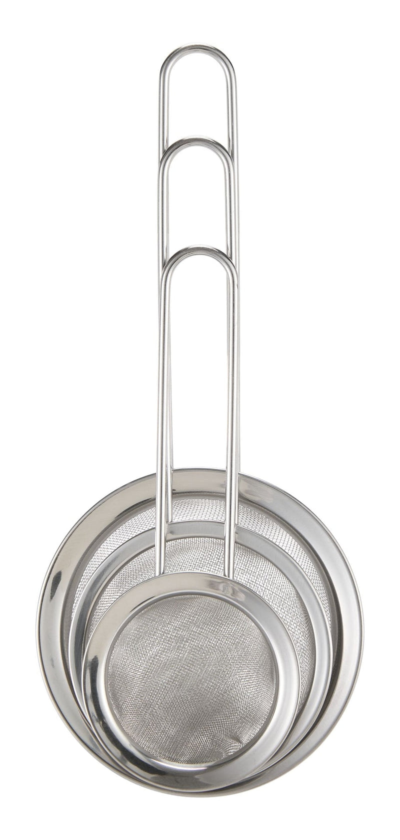 Miniature Stainless Steel Strainers, 3-pc V3529
