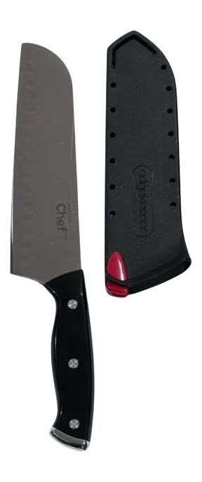 Santoku Knife, High-Carbon Steel, 7-in C2983