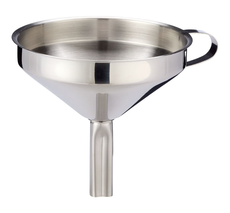 Stainless Steel Funnel with Removable Strainer V8126