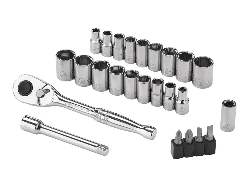 25 Piece 1/4" Drive Socket Set E6752