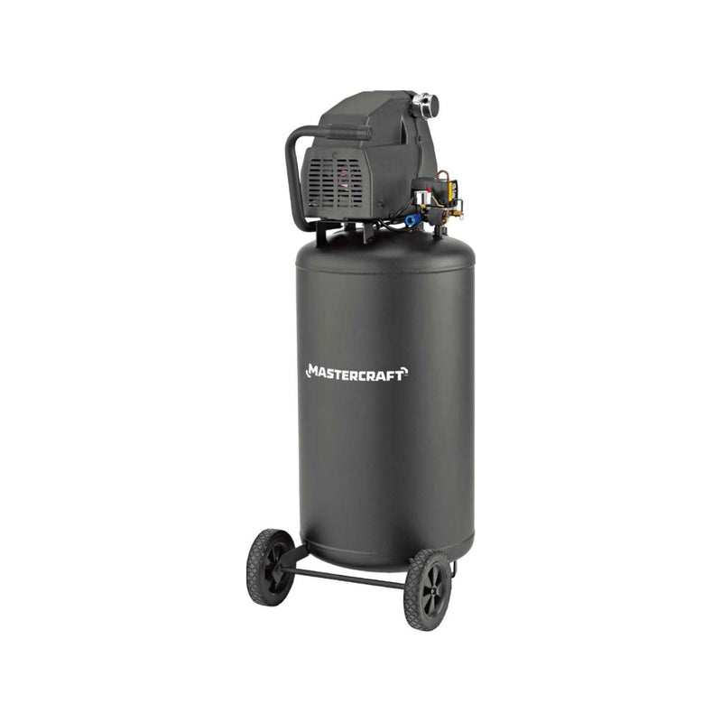26-Gallon Oil-Free Portable Vertical Air Compressor, Matte Black, 135 PSI, 1.8HP L5756
