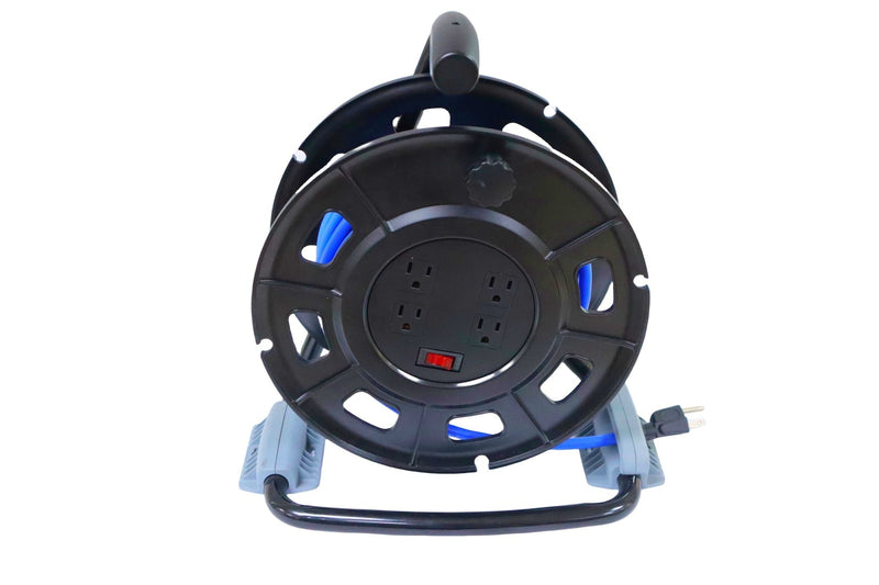 50-ft 14-Gauge Black Cord Reel with Stand T7625