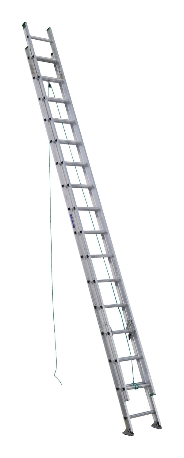 Grade 2 Aluminum Extension Ladder, 225-lb, 32-ft F5991