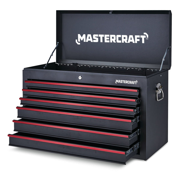 Tool Chest with 6 Drawers, Black, 36-in N5814