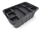 Tote Insert Tray with Carry Handle, Black, 2-pk