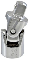 1/2-in Drive Universal Joint Socket, CRV, Nickel-Chrome Plating H1808