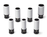 1/2-in Drive Wheel Protector Deep Impact Socket Set, 7-pc
