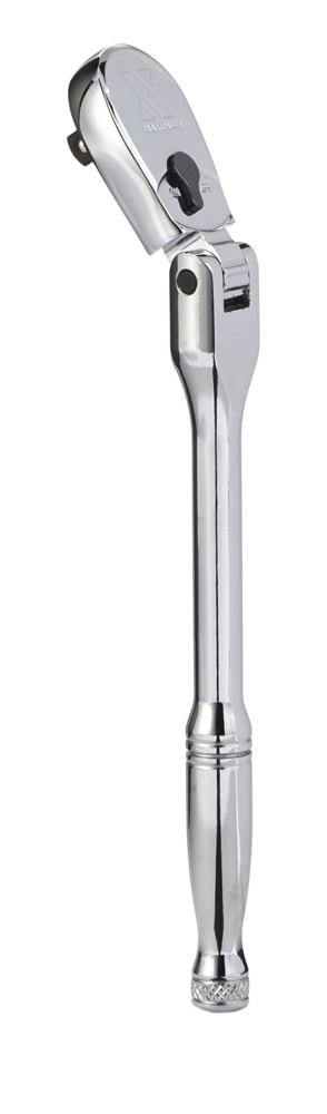 1/4-in Drive 90-Tooth Flex Ratchet, CRV, Chrome Plating, 7-in