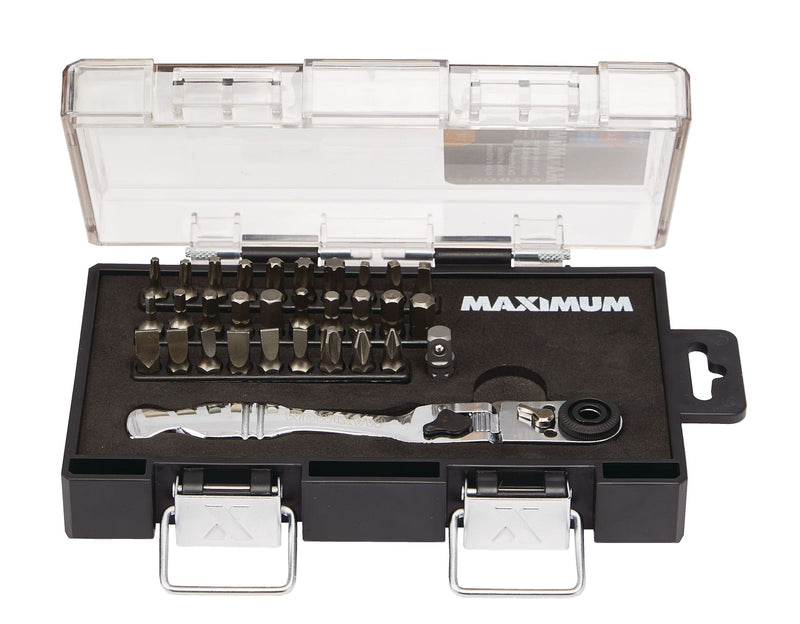 1/4-in Drive Ratchet & Bit Set, 31-pc, SAE/Metric Z4576