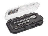 31 Piece 1/4" Drive Metric Socket Set