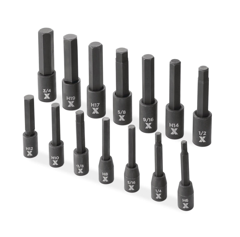 Hex Impact Socket & Bit Socket Set, 14-pc, SAE/Metric Z0066