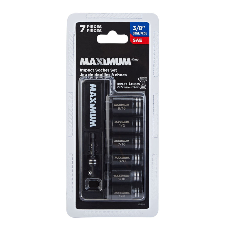 Impact Driver Socket Set, SAE, 7-pc Y5470