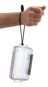 IP68 Portable Plastic Water Resistant Case with Wrist Strap, Small