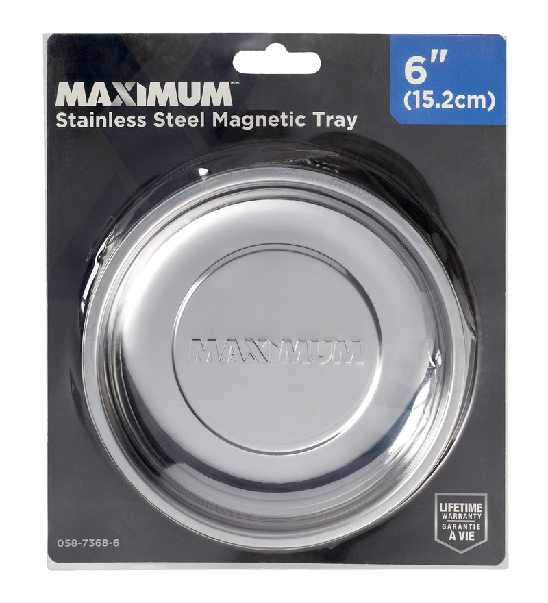 Magnetic Tool Bowl Tray/Holder, Stainless Steel X1248