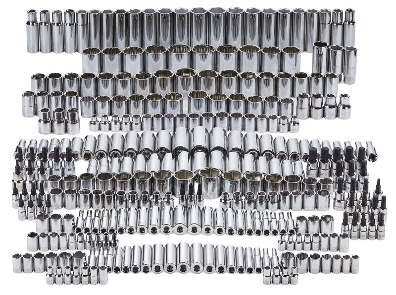 Master Socket Set, 300-pc, CRV, Nickel-Chrome Plating U7315