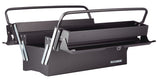 Portable 5-Tray Cantilever Tool Box, Black, 21-in