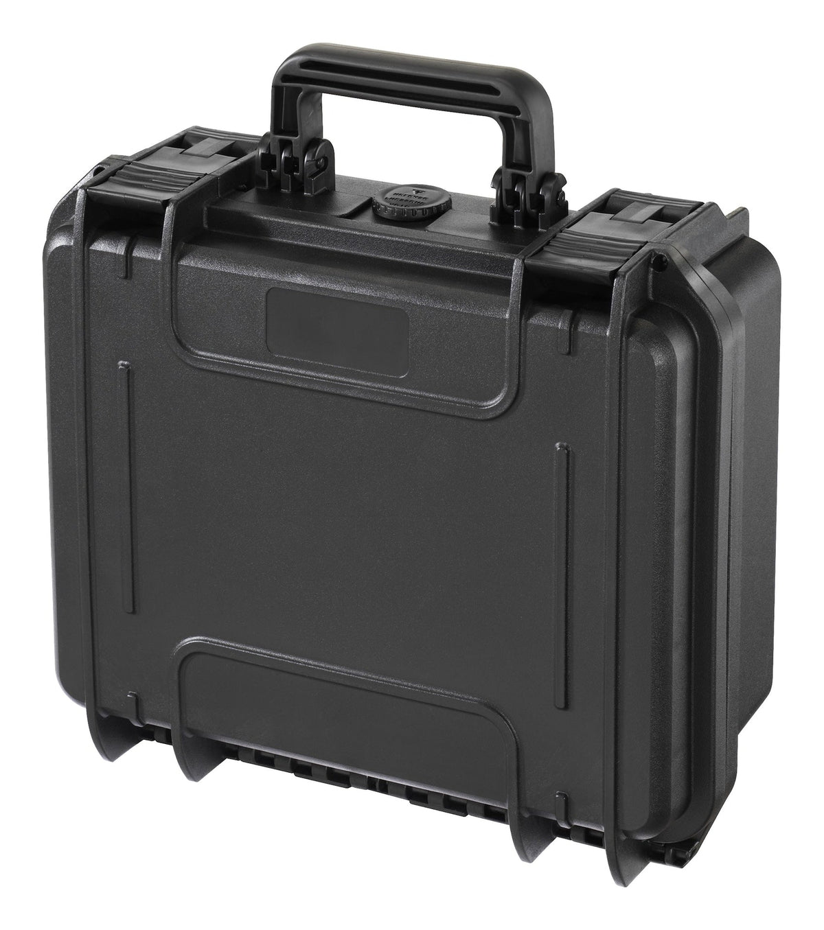 Portable IP67 Waterproof Storage Case with Foam Layers, Small, Black