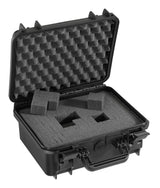 Portable IP67 Waterproof Storage Case with Foam Layers, Small, Black