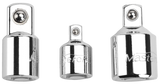 Socket Adapter Set, 3-pc, Nickel-Chrome Plating