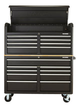 Tool Storage Cabinet, Built-In Power Bar with USB, 9-Drawer, 56-in, Matte Black