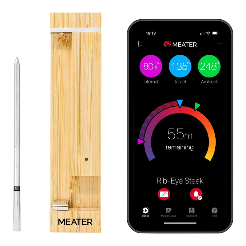 2 Plus Wireless BBQ Food & Meat Thermometer with Wireless, Silver O6589