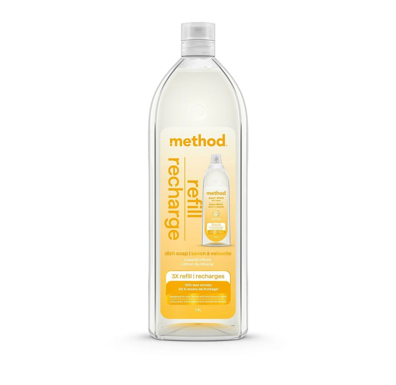 Super Shine Liquid Gel Dish Soap 3x Refill, Various Scents, 1.4-L N0075