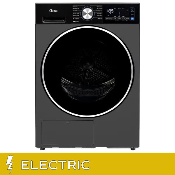 4.4 cu. ft. Graphite Steel Electric Ventless Dryer with Heat Pump and Stacking Kit G9704