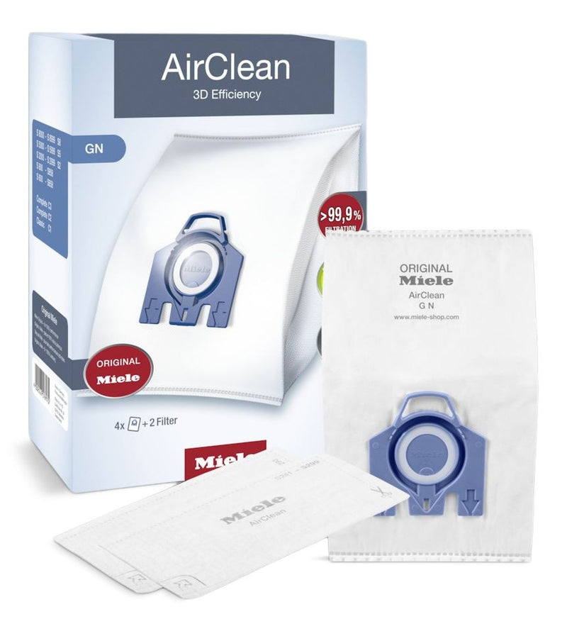 Miele AirClean 3D GN Dust Bags, 4-pk Y6597