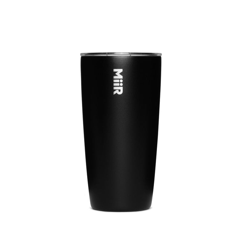 Insulated Stainless Steel Travel Tumbler with Press-Fit Slide Lid, Black, 16-oz I1957