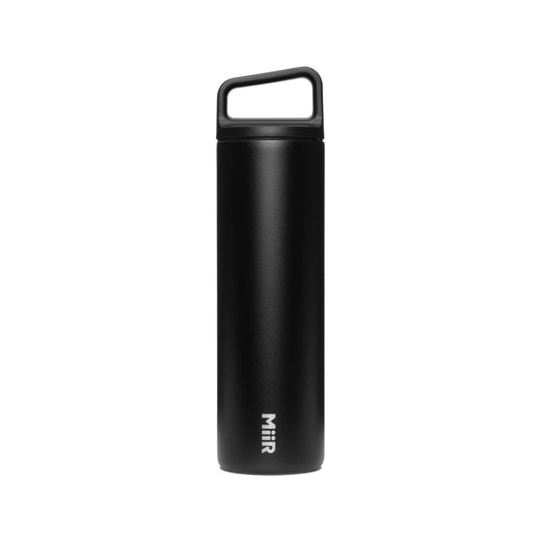 Wide Mouth Stainless Steel Insulated Travel Water Bottle, Black, 20-oz G8628