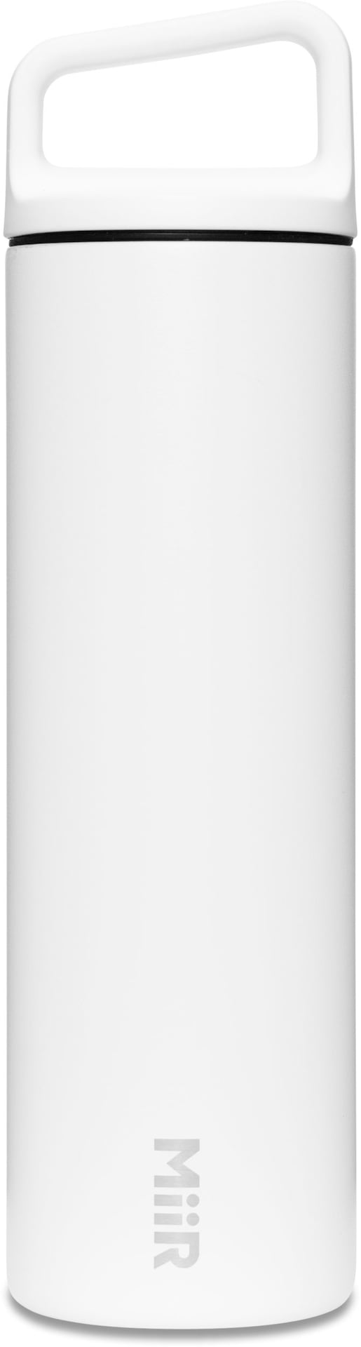 Wide Mouth Stainless Steel Insulated Travel Water Bottle, White, 20-oz S9333