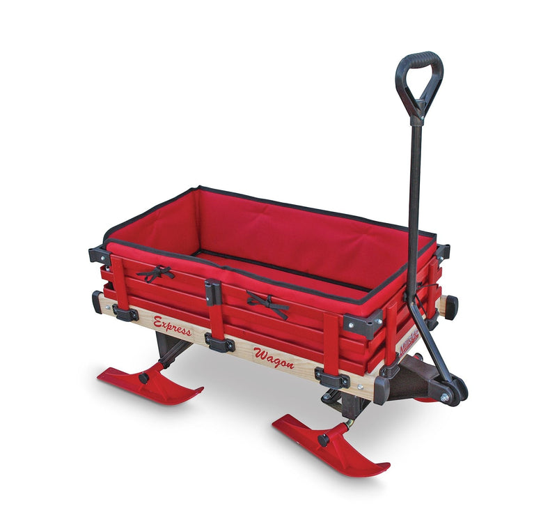 Industries All-Season Foam Padded Seat Cushion & Side Pads For Convertible Wagon Sleigh/Sled, Red Z5865