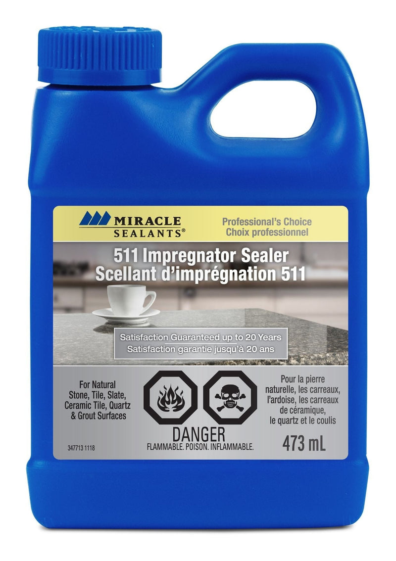 511 Impregnator Sealer For Stone, Ceramic, Quartz, Granite, Clear, 473-mL R9694