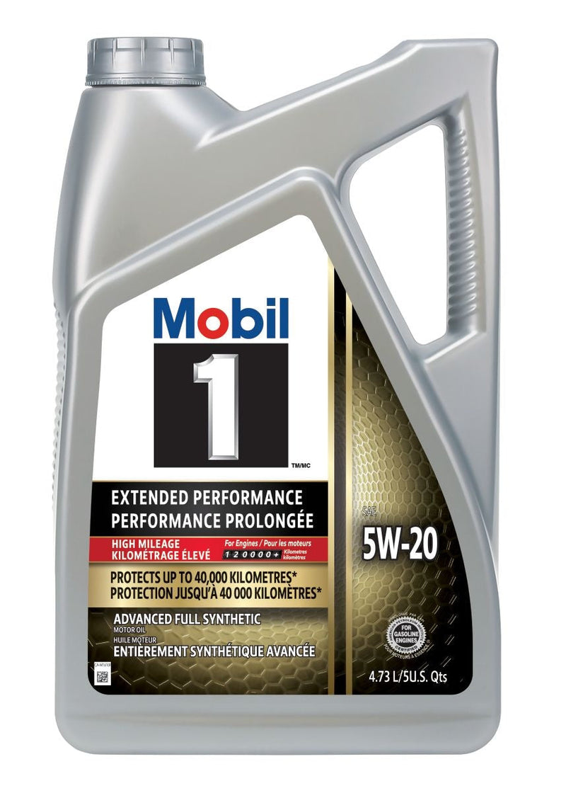 Extended Performance High Mileage 5W20 Synthetic Engine/Motor Oil, 4.73-L S6112