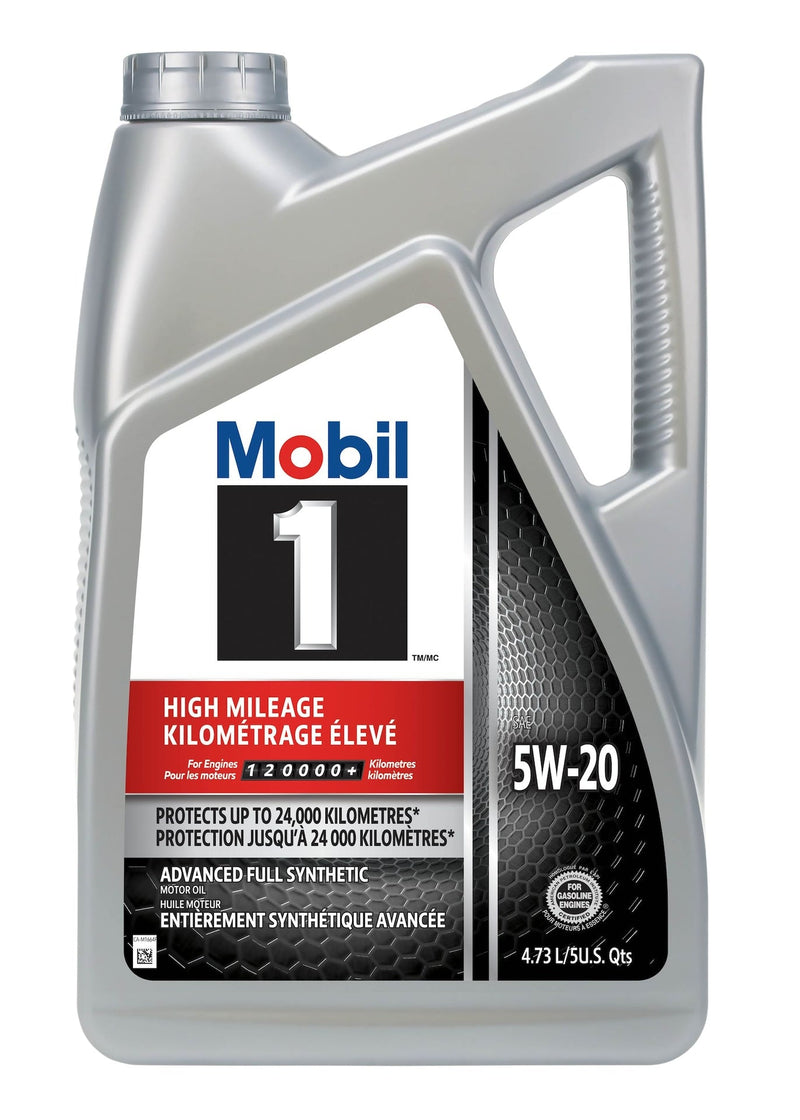High Mileage 5W20 Synthetic Engine/Motor Oil, 4.73-L S9339