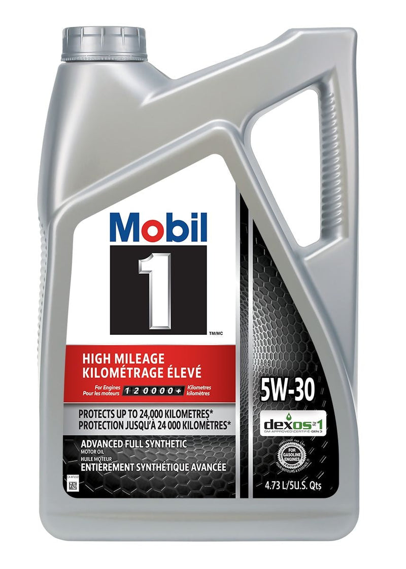 High Mileage 5W30 Synthetic Engine/Motor Oil, 4.73-L Q9326