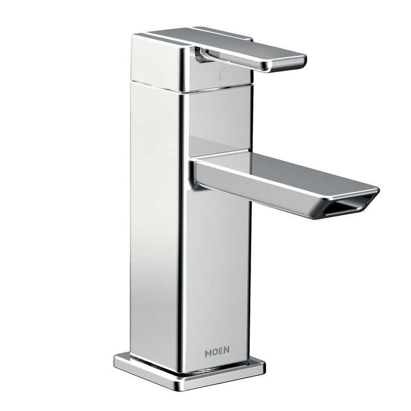 90-Degree 1-Handle Modern Lavatory Faucet, Chrome Q8390