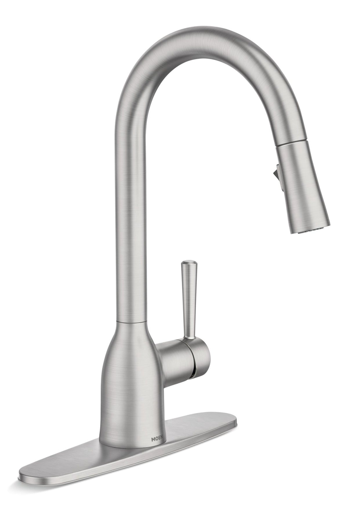 Adler Single Handle Pulldown Kitchen Faucet, Spot-resistant Stainless