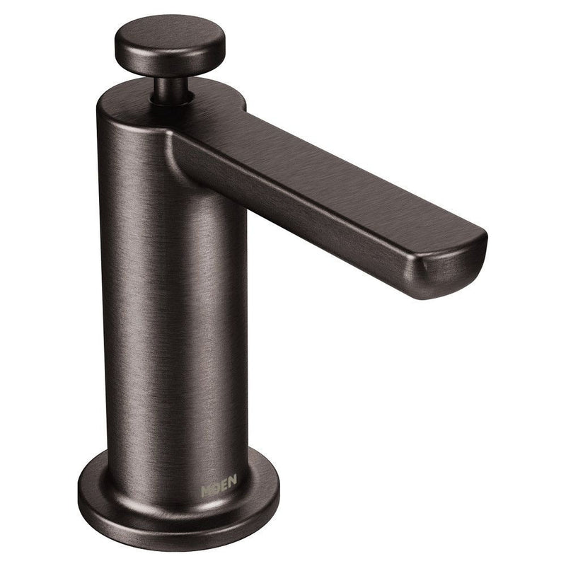 Align Single Handle High Arc Modern Pull Down Kitchen Faucet with Power Clean, Black Stainless Steel U3131