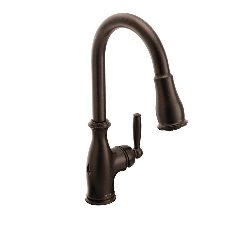 Arbor Single Handle Touchless Sprayer Kitchen Faucet with & Power Clean, Oil Rubbed Bronze B2917