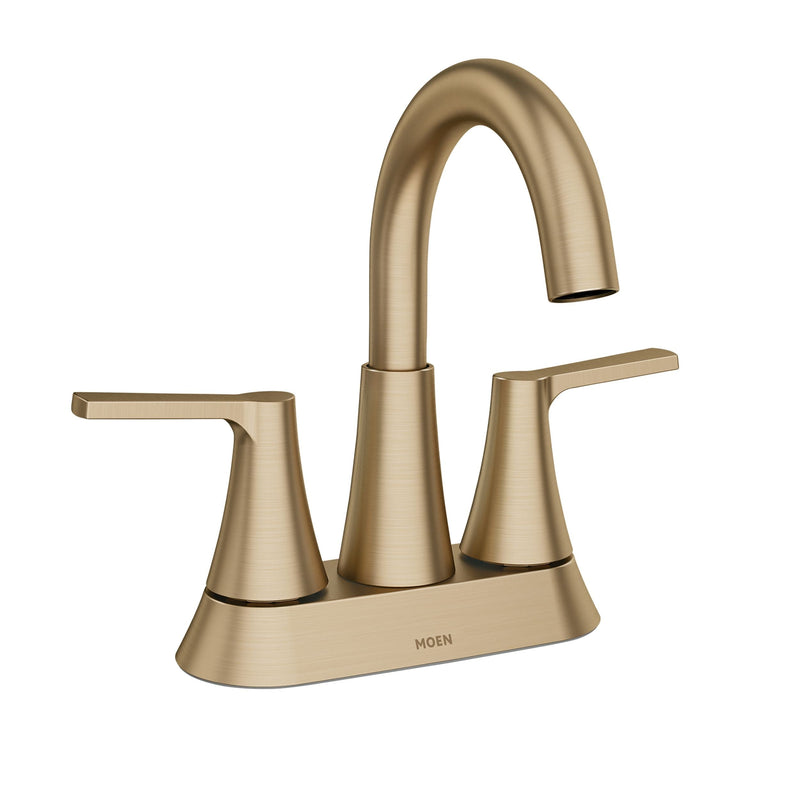 Mikah Double Handle Bathroom Faucet, Bronzed Gold P0335