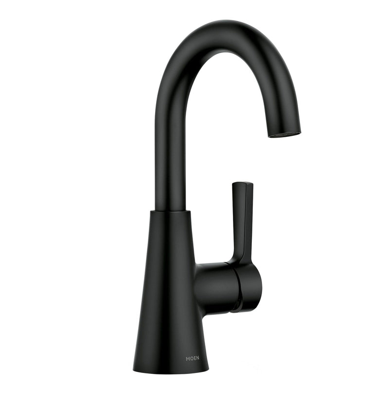Mikah Single Handle Bathroom Faucet, Matte Black S2866